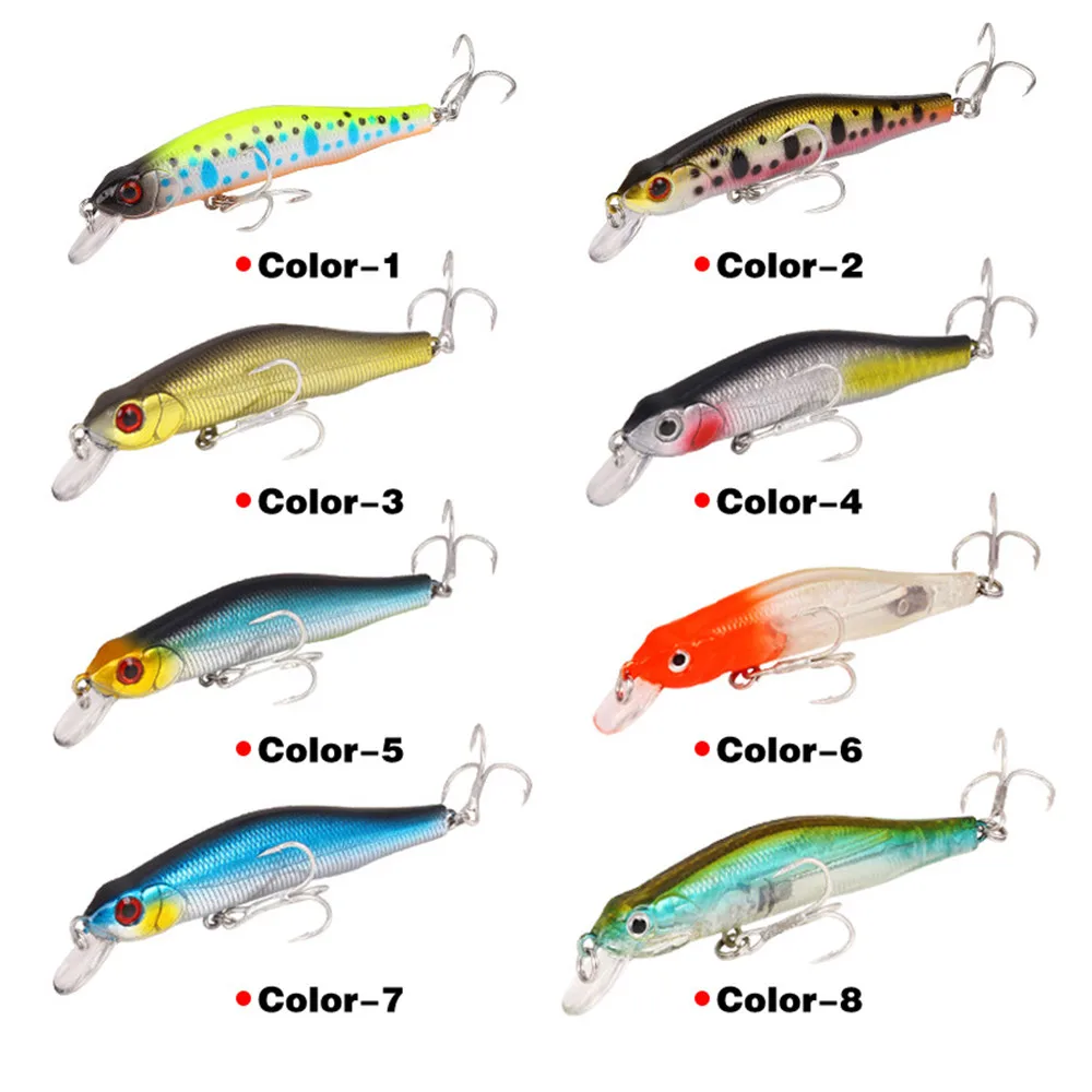 Minnow Fishing Lure 1pc 8cm 8.5g Hard Wobblers Crankbait 3D Eyes Bait Isca Artificial Trout Pike Carp Fishing Accessories Tackle
Minnow Fishing Lure 1pc 8cm 8.5g Hard Wobblers Crankbait 3D Eyes Bait Isca Artificial Trout Pike Carp Fishing Accessories Tackle