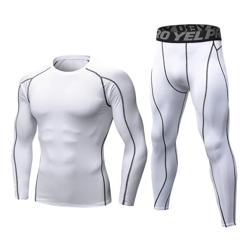 2PC Fitness Clothing Set (Shirt+Leggings) Compression Tracksuits Tee-shirts Joggers Tights Workout Sets Bodybuilding
2PC Fitness Clothing Set (Shirt+Leggings) Compression Tracksuits Tee-shirts Joggers Tights Workout Sets Bodybuilding