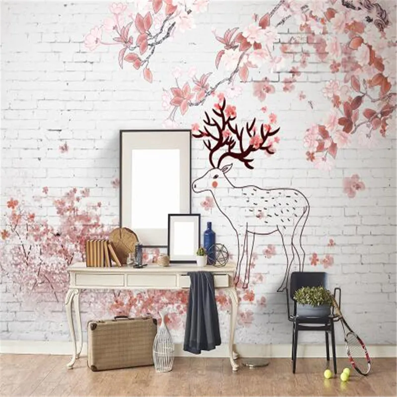 Nordic Style Wall Paper for Walls 3D Damask Wallpapers Pink Painting Vintage Cherry Blossom Wallpapers for Living Room
Nordic Style Wall Paper for Walls 3D Damask Wallpapers Pink Painting Vintage Cherry Blossom Wallpapers for Living Room