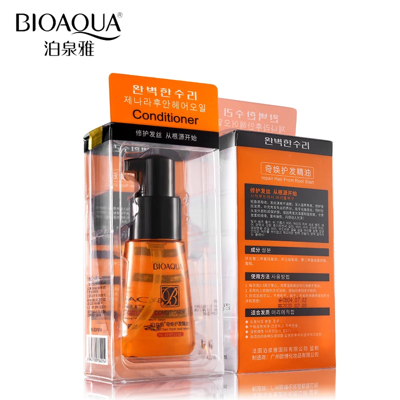 BIOAQUA Кондиционер для волос питательное питание эфирное масло одноразовая маска
