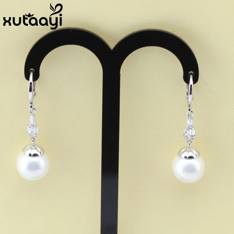 Fashion Pearls Earrings With Silver Flawless Delightful White crystal ,Christmas Gift Pearl Earrings with wedding gift ,
Fashion Pearls Earrings With Silver Flawless Delightful White crystal ,Christmas Gift Pearl Earrings with wedding gift ,