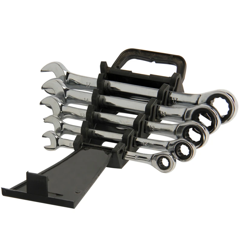 5pcs Torque Wrench Chrome Vanadium Ratchet Spanner Combination Multi Tools Gear Wrench Set 8-17mm Repair Tools
5pcs Torque Wrench Chrome Vanadium Ratchet Spanner Combination Multi Tools Gear Wrench Set 8-17mm Repair Tools