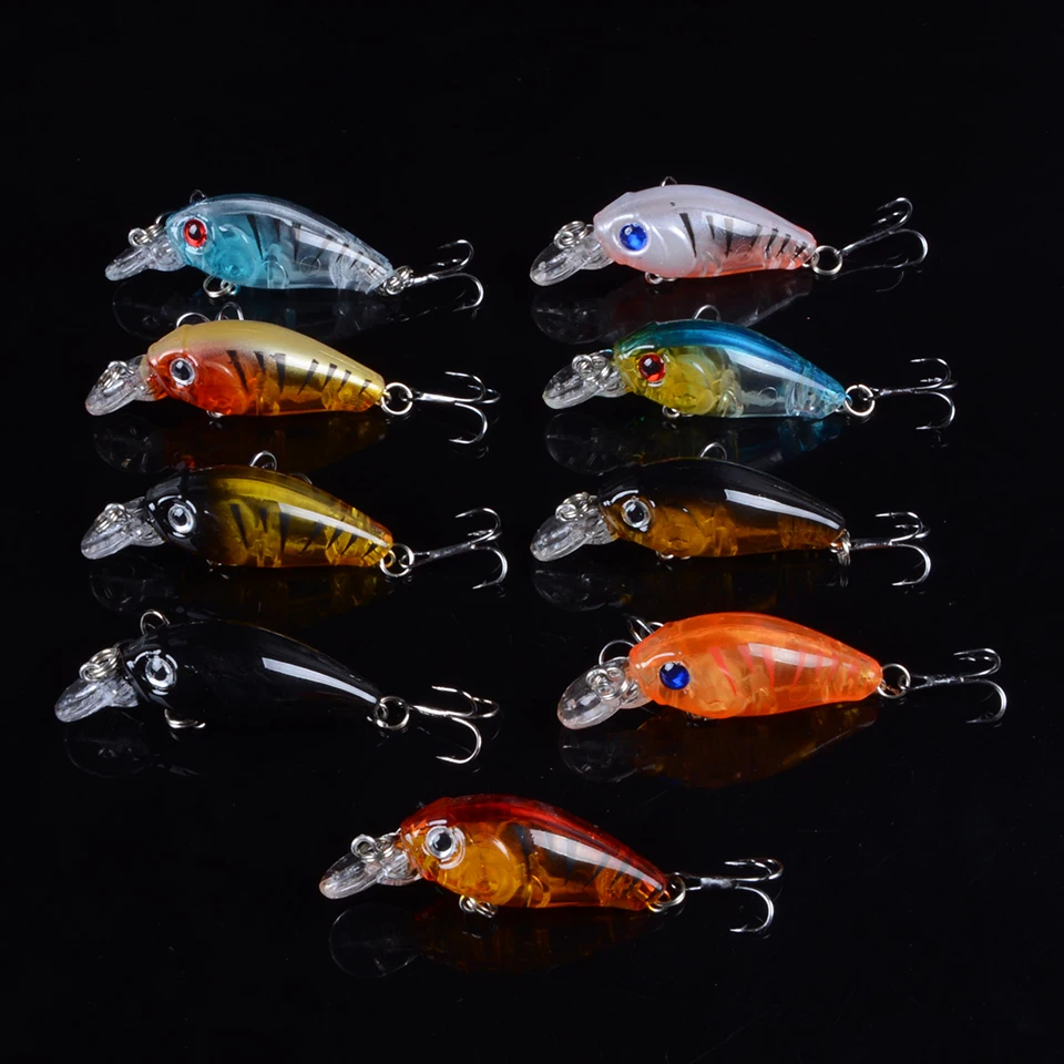 1pcs Fishing Lure Crankbait 45mm 3.5g Popper Minnow Wobblers Isca Artificial Bait Topwater Fishing Tackle Two Hooks 3D Eyes
1pcs Fishing Lure Crankbait 45mm 3.5g Popper Minnow Wobblers Isca Artificial Bait Topwater Fishing Tackle Two Hooks 3D Eyes