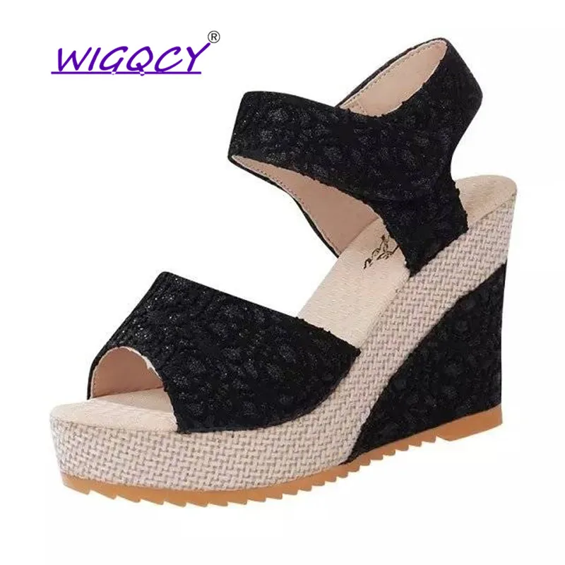 Peep Toe Wedges High heel Platform sandals women 2019 summer shoes woman Fashion Mixed Colors Open toe Hook loop female shoes
Peep Toe Wedges High heel Platform sandals women 2019 summer shoes woman Fashion Mixed Colors Open toe Hook loop female shoes