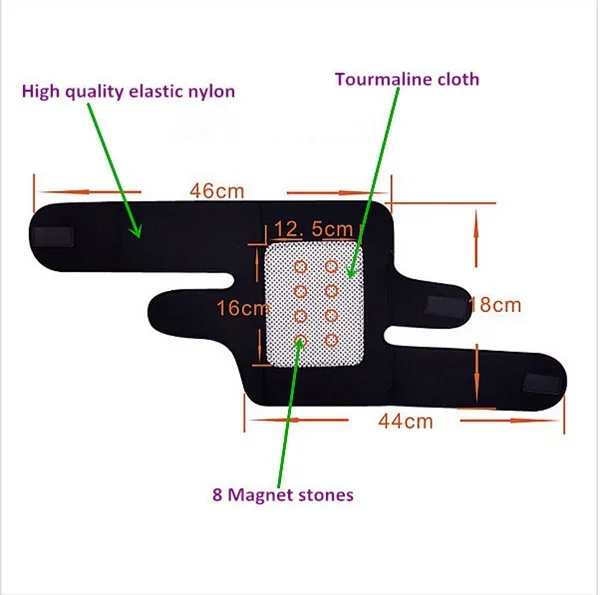 Tourmaline Products Knee Brace Knee Pads Magnetic Therapy Belt Magnetic Knee Support Tourmaline Self-heating knee braces H005
Tourmaline Products Knee Brace Knee Pads Magnetic Therapy Belt Magnetic Knee Support Tourmaline Self-heating knee braces H005