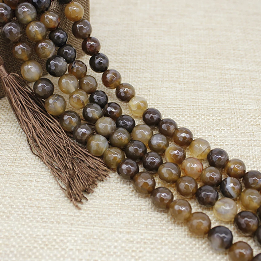 Faceted Round Loose Coffee Agates Stone Beads Coffee Stone Beads 6/8/10/12MM for Jewelry Making Bracelet Earrings Necklace Beads
Faceted Round Loose Coffee Agates Stone Beads Coffee Stone Beads 6/8/10/12MM for Jewelry Making Bracelet Earrings Necklace Beads