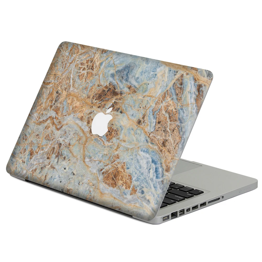 Двухцветная мраморная наклейка на ноутбук для MacBook Air Pro Retina 11 "13" 15 "
