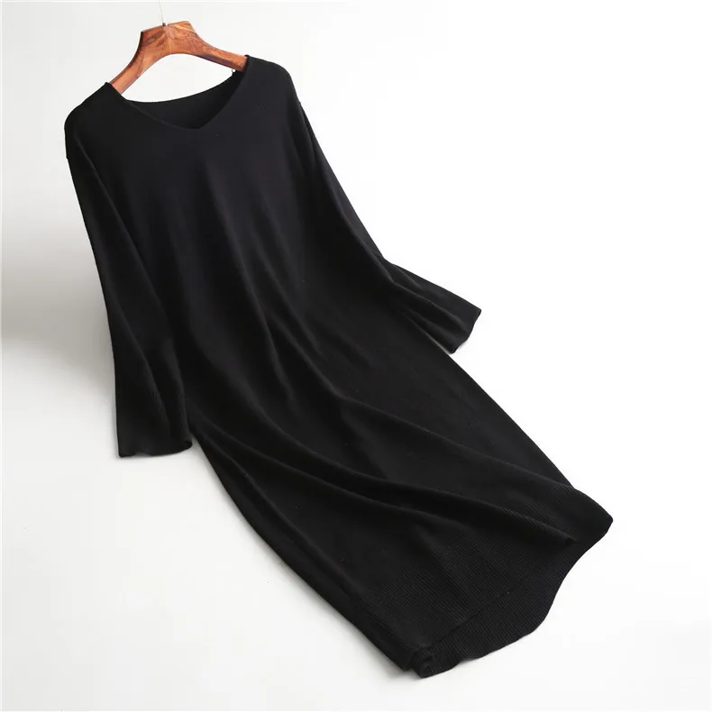Autumn winter new dress women knitted dresses slim elegant full sleeve solid ankle-length long dresses vestidos femininos
Autumn winter new dress women knitted dresses slim elegant full sleeve solid ankle-length long dresses vestidos femininos