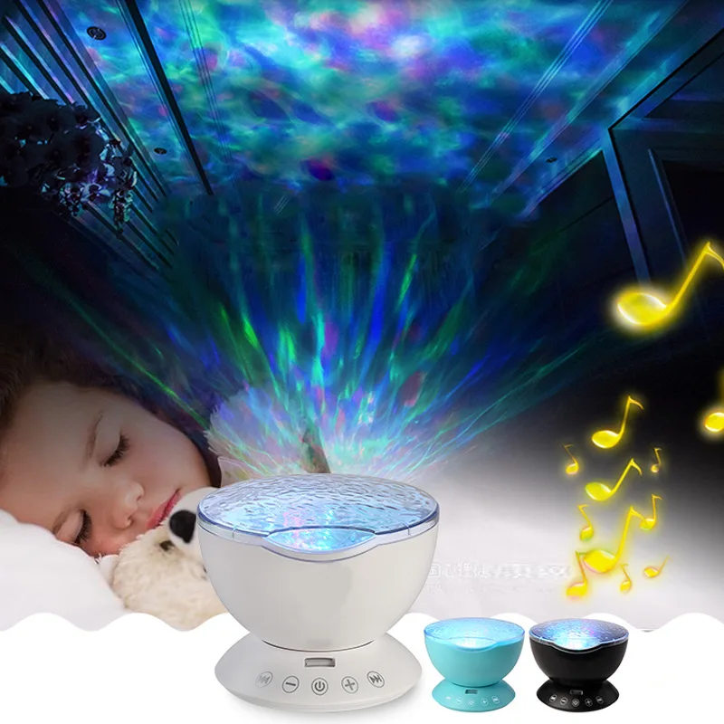 LED Ocean Wave Starry Sky Aurora Projector Lamp USB Luminaria Music Player For Baby Kid Sleep Night Light Home Decoration Lamps
LED Ocean Wave Starry Sky Aurora Projector Lamp USB Luminaria Music Player For Baby Kid Sleep Night Light Home Decoration Lamps
