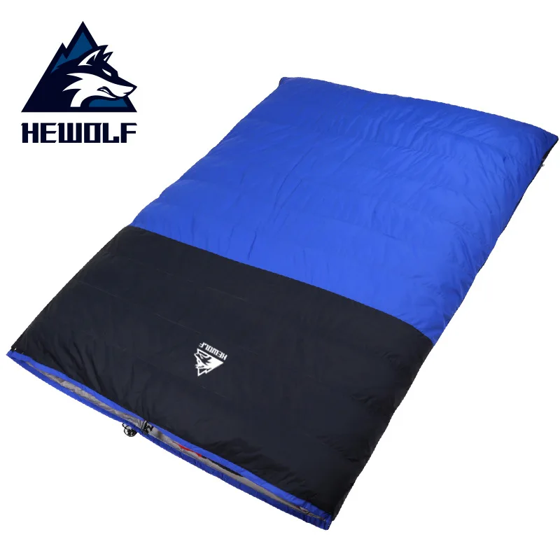 Hewolf HW-S1524 190*150CM Outdoor dult Double Down Sleeping Bag Detachable Winter Duck Down Sleeping Bag lazy bag
Hewolf HW-S1524 190*150CM Outdoor dult Double Down Sleeping Bag Detachable Winter Duck Down Sleeping Bag lazy bag