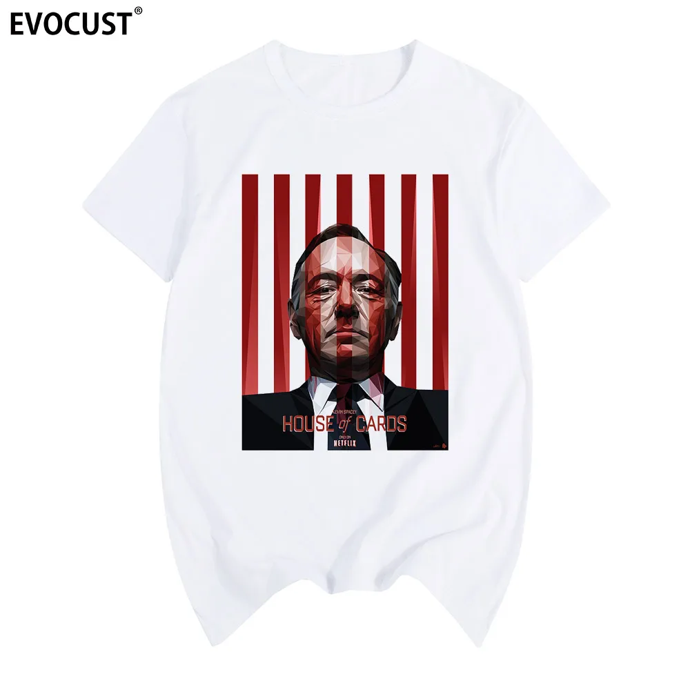 Мужская хлопковая футболка House of Cards с коротким рукавом, новинка, модная футболка унисекс для женщин
Мужская хлопковая футболка House of Cards с коротким рукавом, новинка, модная футболка унисекс для женщин