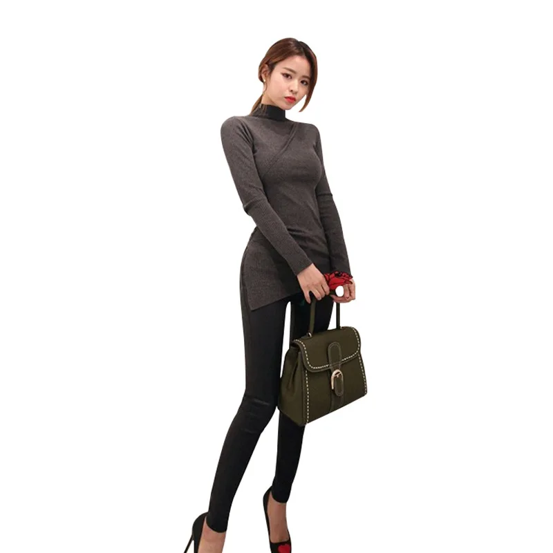Manubeau Half Turtleneck Wool Sweaters Autumn Thick Short Loose Wool Bottom Shirts Irregular Knitted Pullovers Sweaters Tops
Manubeau Half Turtleneck Wool Sweaters Autumn Thick Short Loose Wool Bottom Shirts Irregular Knitted Pullovers Sweaters Tops