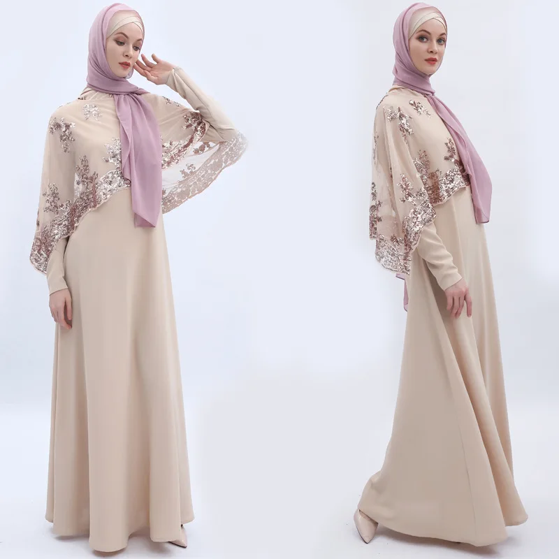 Luxury Muslim Abaya Sequins Cloak Full Dress 2pcs Set Cardigan Kimono Long Robe Gowns Jubah Middle East Eid Ramadan Islamic
Luxury Muslim Abaya Sequins Cloak Full Dress 2pcs Set Cardigan Kimono Long Robe Gowns Jubah Middle East Eid Ramadan Islamic