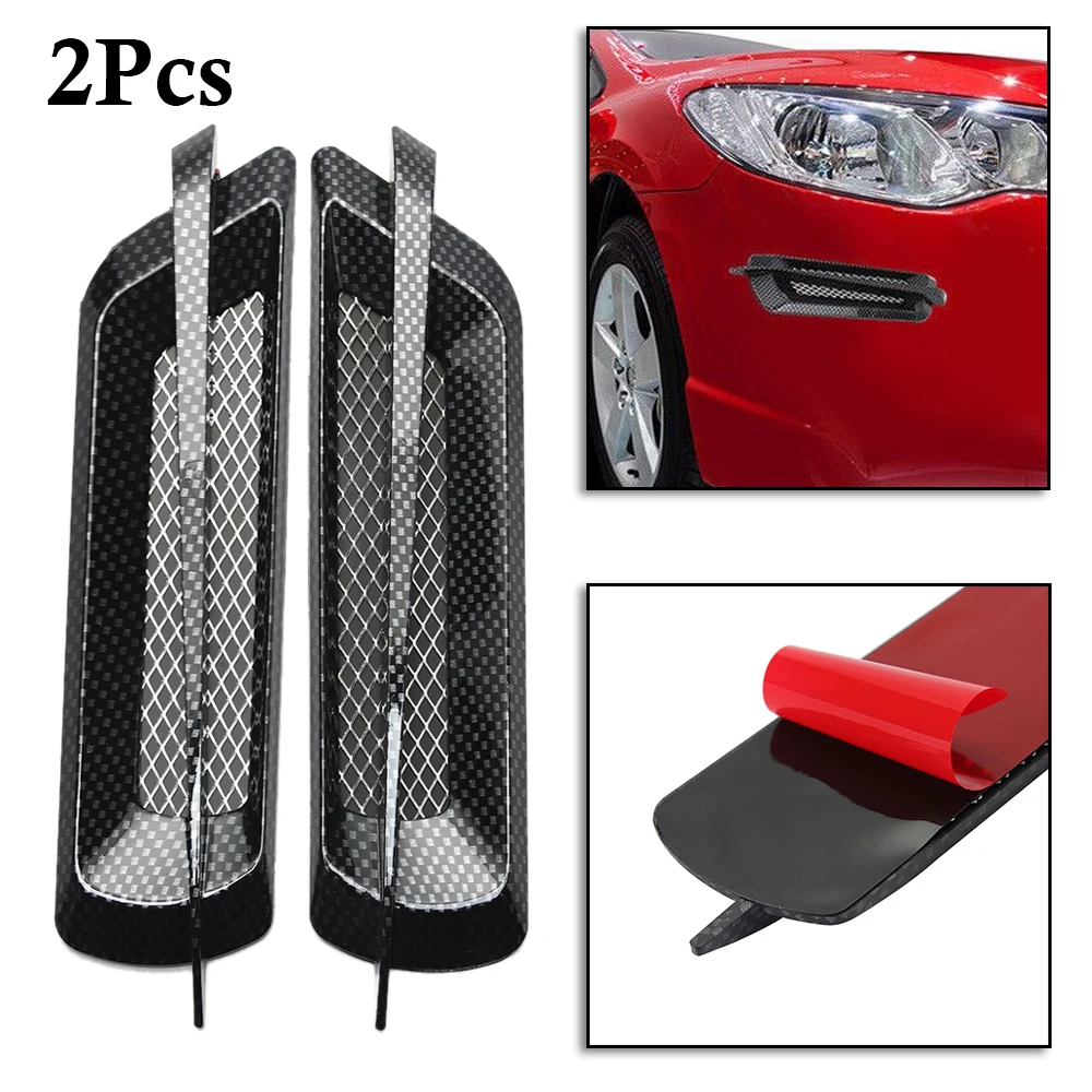 2Pcs ABS Plastic Funny Car Sticker Carbon Fiber Side Air Flow Intake Grille Vent Fender Cover Shark Gill Sticker DIY Car Styling
2Pcs ABS Plastic Funny Car Sticker Carbon Fiber Side Air Flow Intake Grille Vent Fender Cover Shark Gill Sticker DIY Car Styling