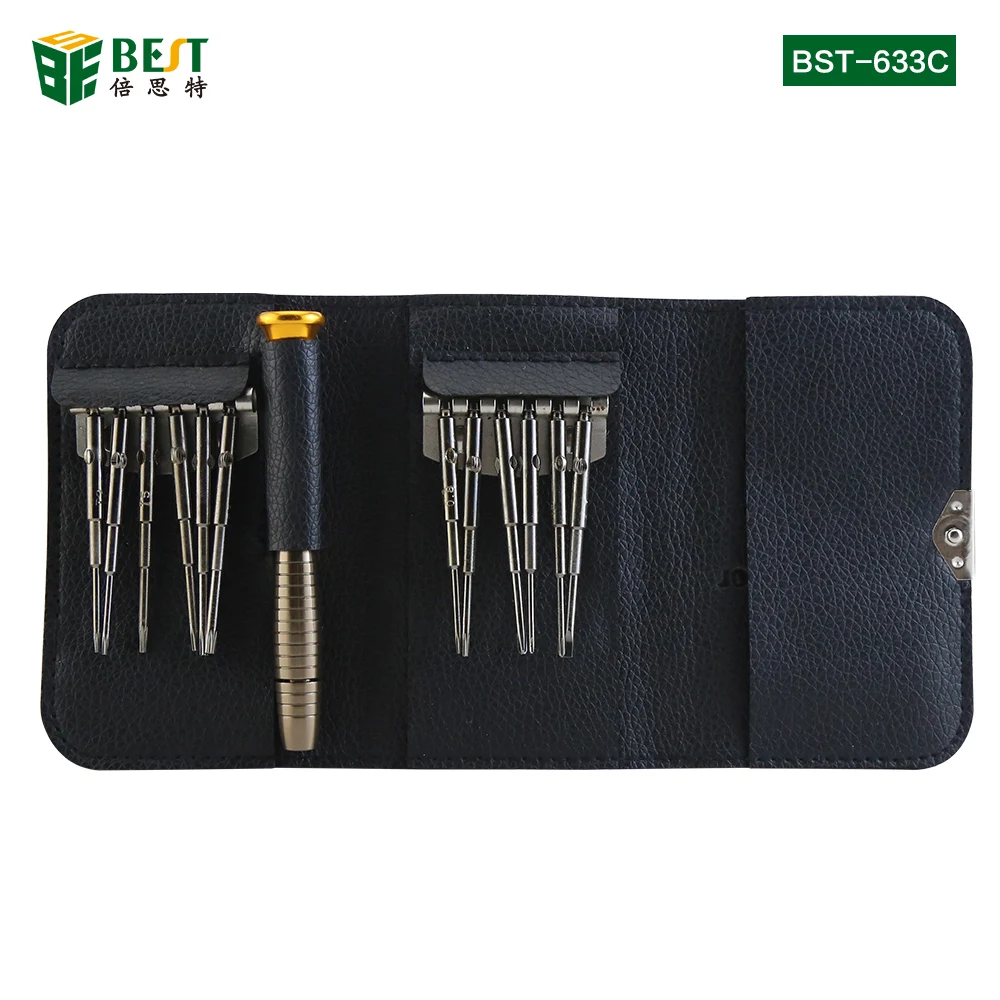 BST-633C Free shipping 13 in 1 Repair Opening Tool Kit With Lengthen Screws Torx Phillips Pentalobe Slotted Screwdriver
BST-633C Free shipping 13 in 1 Repair Opening Tool Kit With Lengthen Screws Torx Phillips Pentalobe Slotted Screwdriver