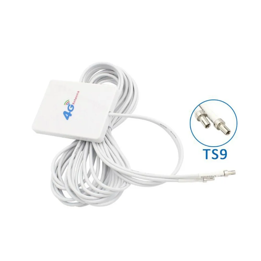 4G/3G LTE Aerial WiFi Small Panel Antenna 10dbi With 2 Extension Cables 3meters long TS9/CRC9/SMA Connector for HUAWEI ZTE Modem
4G/3G LTE Aerial WiFi Small Panel Antenna 10dbi With 2 Extension Cables 3meters long TS9/CRC9/SMA Connector for HUAWEI ZTE Modem