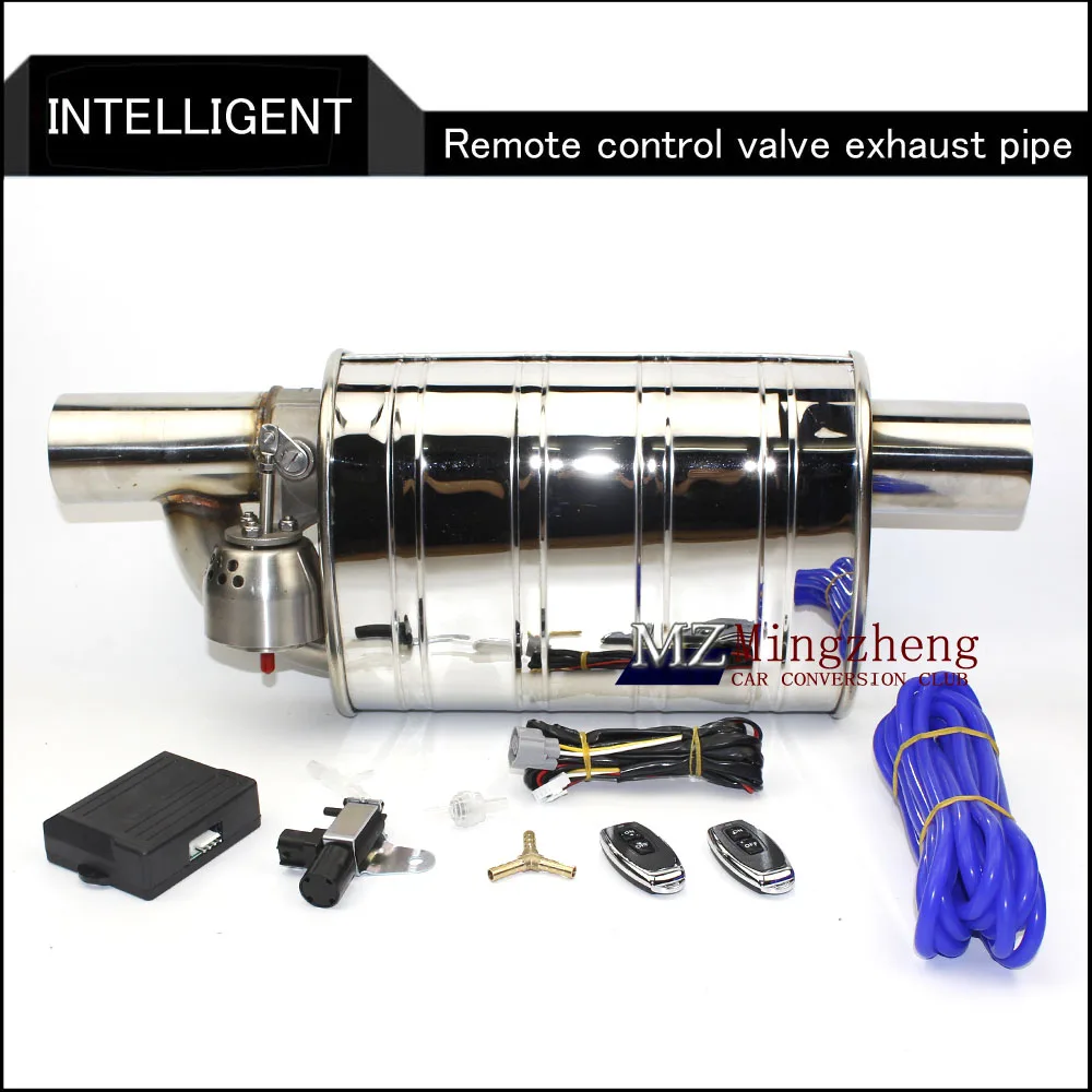 2.5" Exhaust System Stainless Steel Electric Exhaust CutOut Valve With Electronic Remote Control Switch Muffler exhaust pipe
2.5" Exhaust System Stainless Steel Electric Exhaust CutOut Valve With Electronic Remote Control Switch Muffler exhaust pipe