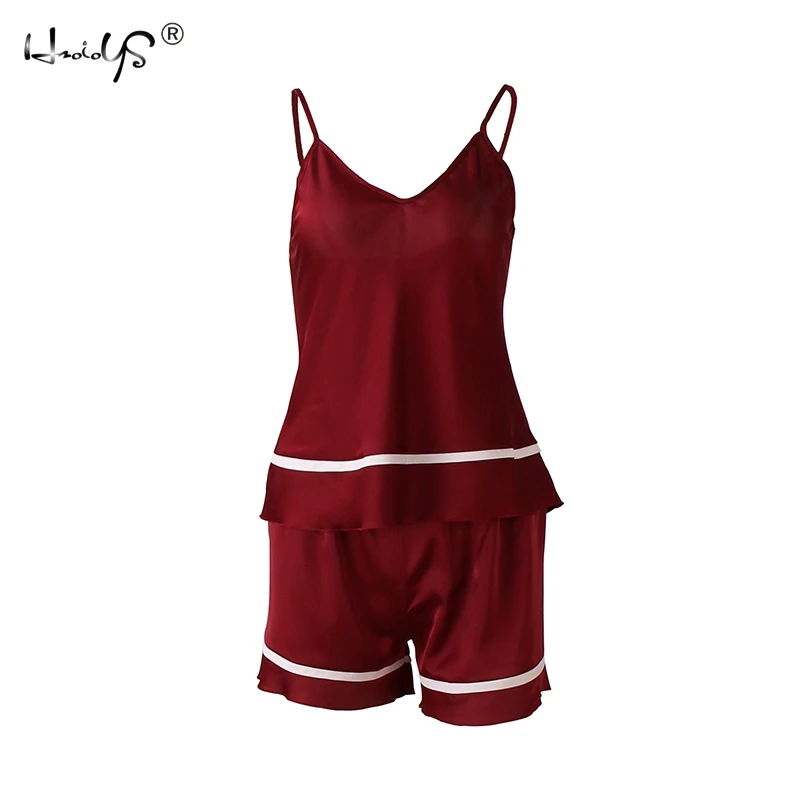 Women's Pajamas Sets Satin Silk Lingerie Homewear Heart Print Sleepwear Pyjamas Set Pijamas for Woman Pajamas Suit
Women's Pajamas Sets Satin Silk Lingerie Homewear Heart Print Sleepwear Pyjamas Set Pijamas for Woman Pajamas Suit