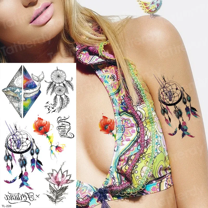 temporary tattoo women tattoo flash tribal tattoo stickers bikini dreamcatcher lotus flower tatoo water transfer summer tattoos
temporary tattoo women tattoo flash tribal tattoo stickers bikini dreamcatcher lotus flower tatoo water transfer summer tattoos