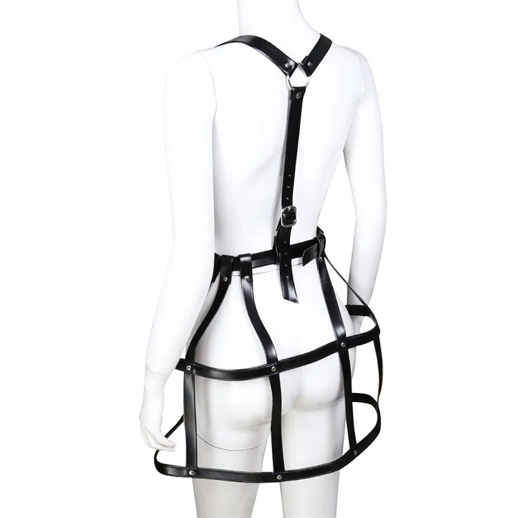 Sexy Bustier Corset Fetish Harness Lingerie Prom Dress Body Cage Straps PU Leather Harness Women Underwear Suspenders Belts
Sexy Bustier Corset Fetish Harness Lingerie Prom Dress Body Cage Straps PU Leather Harness Women Underwear Suspenders Belts