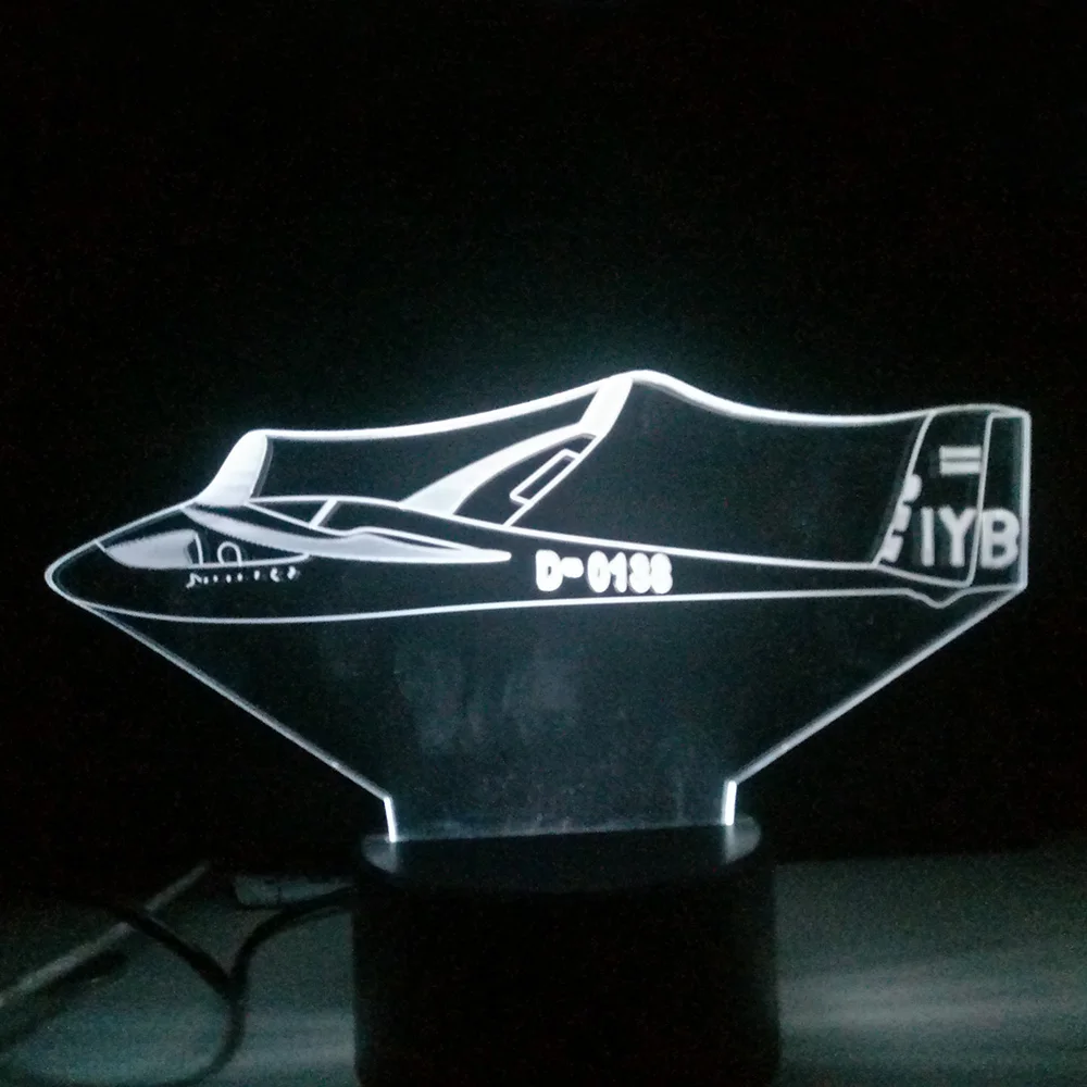 New Air Plane 3D Night Light 7 Colors Changing Acrylic LED Touch Switch Home Decoration Atmosphere Table Lamp Kids Gift Toys
New Air Plane 3D Night Light 7 Colors Changing Acrylic LED Touch Switch Home Decoration Atmosphere Table Lamp Kids Gift Toys