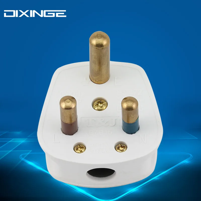20 pcs / lot, British 15A250V power plug, bakelite flame retardant shell copper fittings, free shipping
20 pcs / lot, British 15A250V power plug, bakelite flame retardant shell copper fittings, free shipping