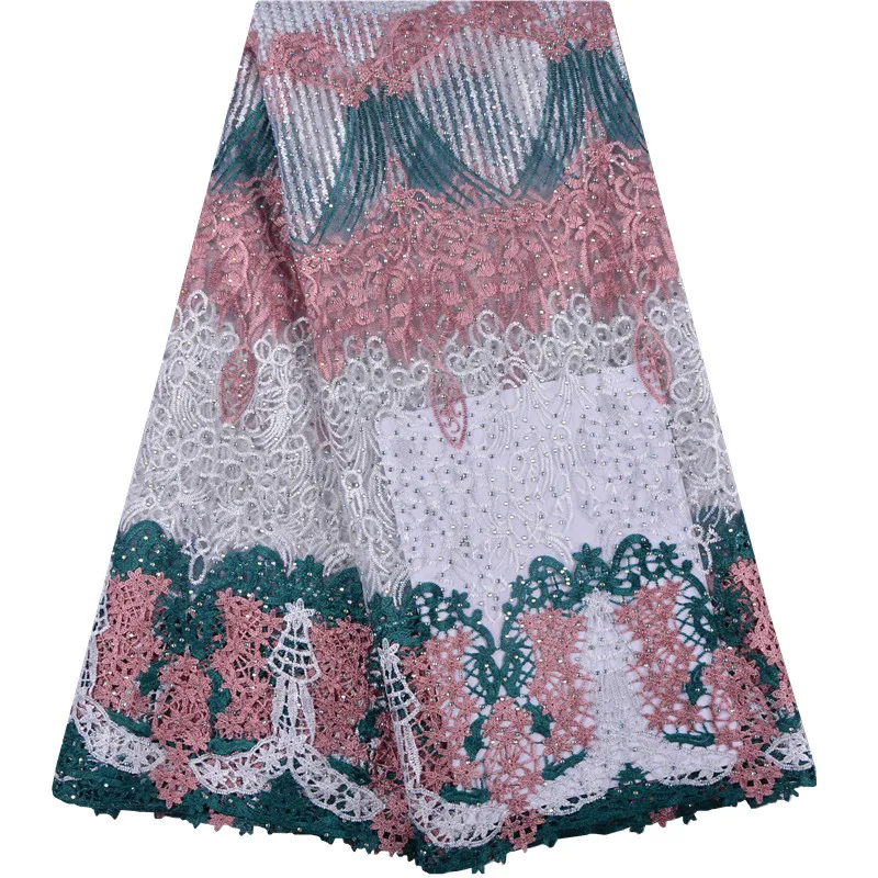 2018 Latest Design African Guipure Lace Fabric With Colorful Beads High Quality Nigerian Cord Lace Fabric For Wedding S1387
2018 Latest Design African Guipure Lace Fabric With Colorful Beads High Quality Nigerian Cord Lace Fabric For Wedding S1387