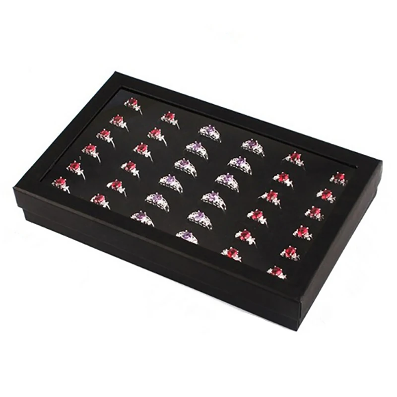 36 Slots Earring Case Display Jewelry Organizer Tray Ring Box Storage 21.7x13.5x3cm
36 Slots Earring Case Display Jewelry Organizer Tray Ring Box Storage 21.7x13.5x3cm