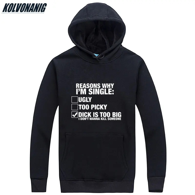 Men's Winter Pullover Reasons Why I'm Single Funny Printed Sweatshirts Men Long Sleeve Hoody With Hat Hip Hop Oversized Hoodies
Men's Winter Pullover Reasons Why I'm Single Funny Printed Sweatshirts Men Long Sleeve Hoody With Hat Hip Hop Oversized Hoodies