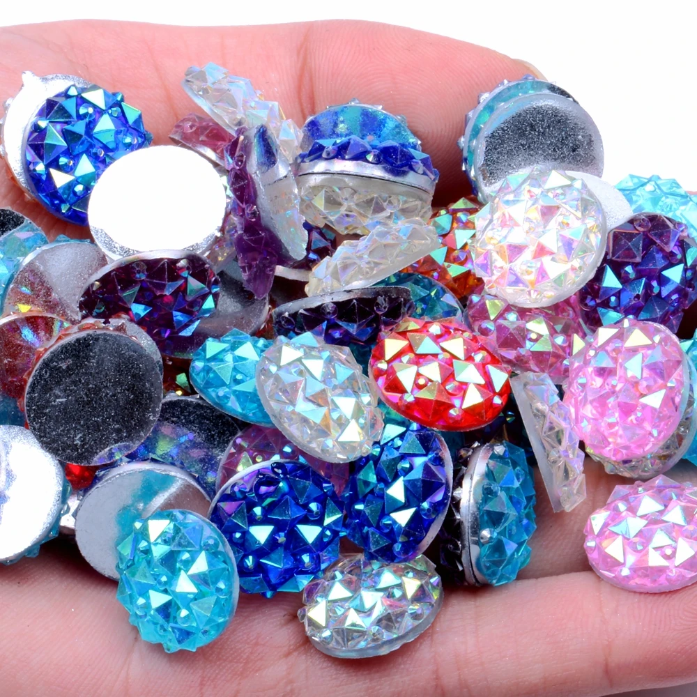 14mm About 100pcs AB Colors Round Shape Resin Flatback Rhinestone DIY Crafts Jewelry Making Wedding Garment Shoes Decorations
14mm About 100pcs AB Colors Round Shape Resin Flatback Rhinestone DIY Crafts Jewelry Making Wedding Garment Shoes Decorations