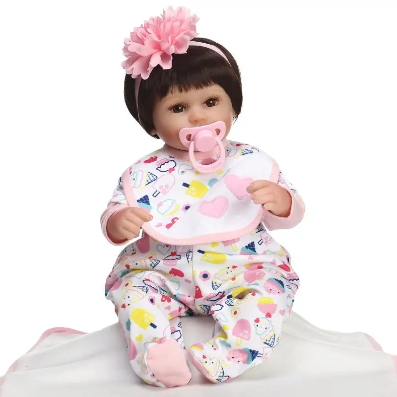 Bebe Reborn baby Doll модная маленькая девочка Силиконовые Куклы для новорожденных и малышей 18 дюймов 40 см, ручная работа, Детская кукла, подарок игру...
Bebe Reborn baby Doll модная маленькая девочка Силиконовые Куклы для новорожденных и малышей 18 дюймов 40 см, ручная работа, Детская кукла, подарок игру...