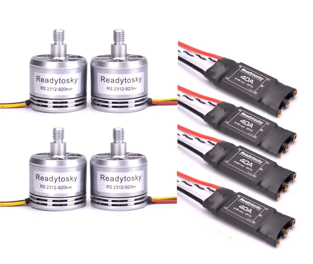 NEW ReadytoSky 40A BLheli OPTO Brushless ESC + 2312 920KV Brushless Motor CW CCW for F450 S500 S550 Quadcopte
NEW ReadytoSky 40A BLheli OPTO Brushless ESC + 2312 920KV Brushless Motor CW CCW for F450 S500 S550 Quadcopte