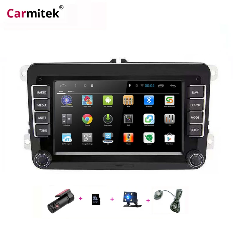 Android Мультимедиа Радио GPS навигация двойной din для vw polo sedan scirocco Caddy Passat b6 b7 DVD volkswagen