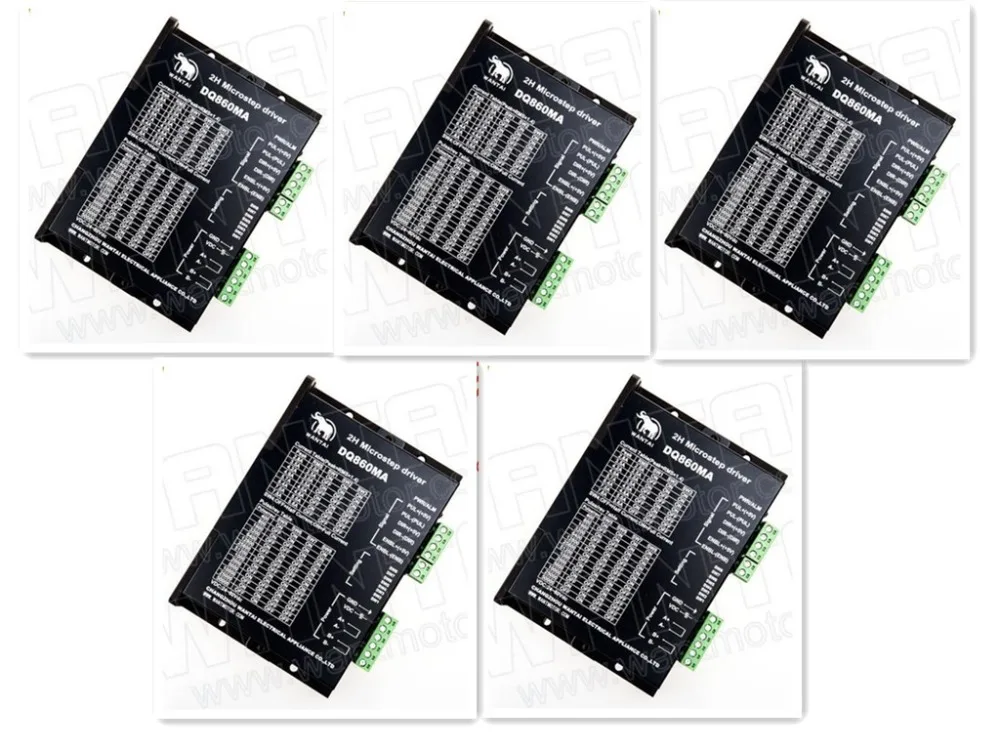 5PCS Wantai Stepper Motor Driver DQ860MA 80V 7.8A 256Micro CNC Router Mill Cut Laser
5PCS Wantai Stepper Motor Driver DQ860MA 80V 7.8A 256Micro CNC Router Mill Cut Laser