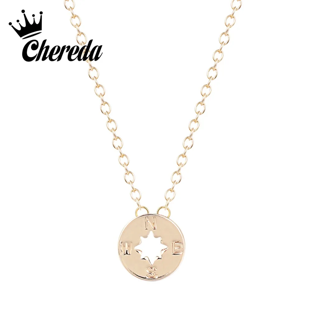 Chereda Tiny Round Gold Necklaces&Pendants for Women Girl Vintage Compass Classic Chain Choker Jewelry Accessories
Chereda Tiny Round Gold Necklaces&Pendants for Women Girl Vintage Compass Classic Chain Choker Jewelry Accessories