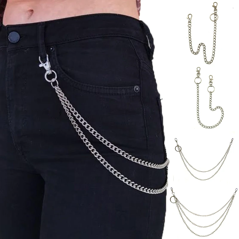 Pants Chain Trousers Key Chains Metal Punk Wallet Belt Chain Pant Keychain Unisex HipHop Jewelry
Pants Chain Trousers Key Chains Metal Punk Wallet Belt Chain Pant Keychain Unisex HipHop Jewelry