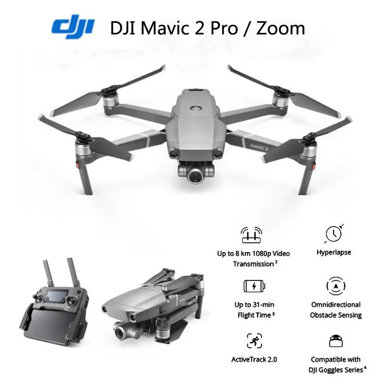 DJI Mavic Pro/Air 2/Pro/зум 8 км 1080P FPV w/3 осевому гидростабилизатору всенаправленный