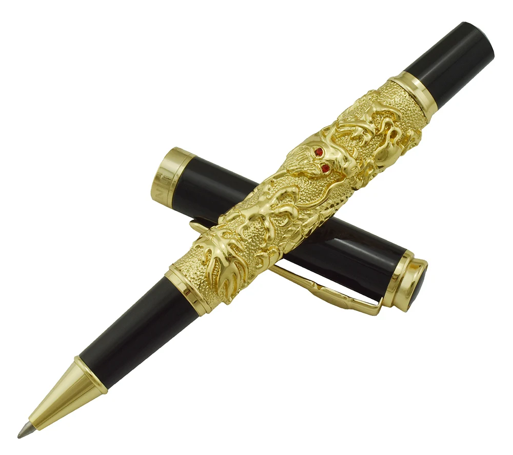 Винтажная Шариковая ручка Jinhao с чернилами, тяжелая ручка с рисунком благоприятного дракона, Благородные Золотые деловые офисные и школьные...
Винтажная Шариковая ручка Jinhao с чернилами, тяжелая ручка с рисунком благоприятного дракона, Благородные Золотые деловые офисные и школьные...