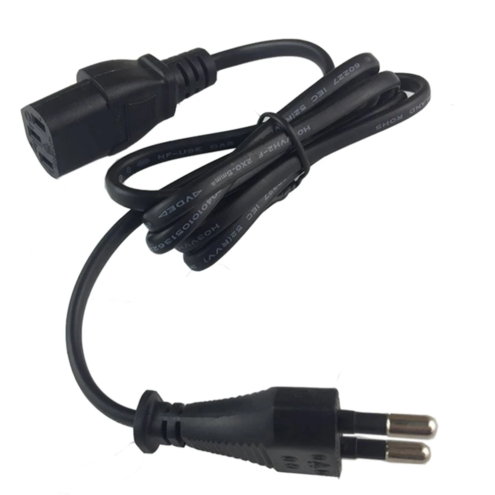 EU Plug AC Power Cord Cable 2 Pin 2 prong European EU AC Plug to IEC C13 Power Cord Lead 1.2M
EU Plug AC Power Cord Cable 2 Pin 2 prong European EU AC Plug to IEC C13 Power Cord Lead 1.2M