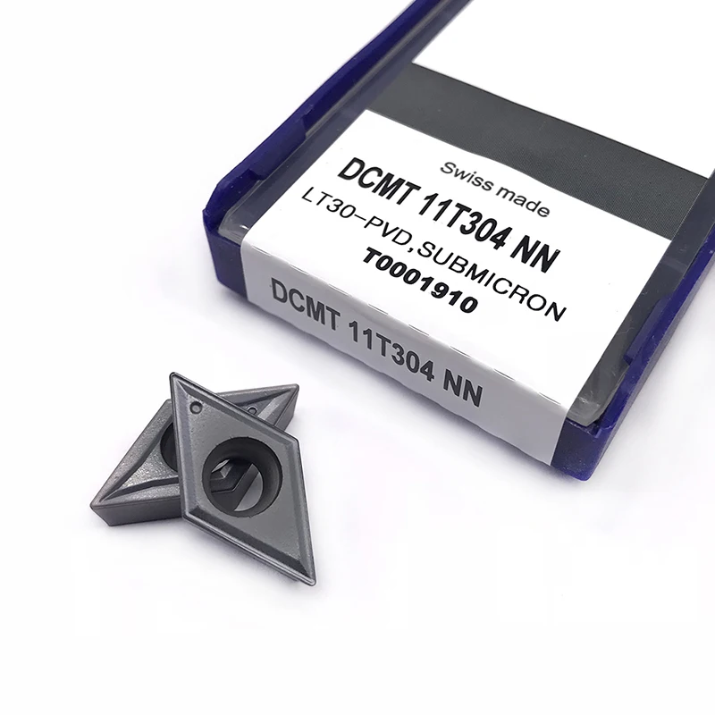 DCMT11T304 NN LT30 Carbide Inserts Tungsten Carbide Insert Internal Cutting Tools Lathe Turning Tool dcmt 11t304 Hard Alloy
DCMT11T304 NN LT30 Carbide Inserts Tungsten Carbide Insert Internal Cutting Tools Lathe Turning Tool dcmt 11t304 Hard Alloy