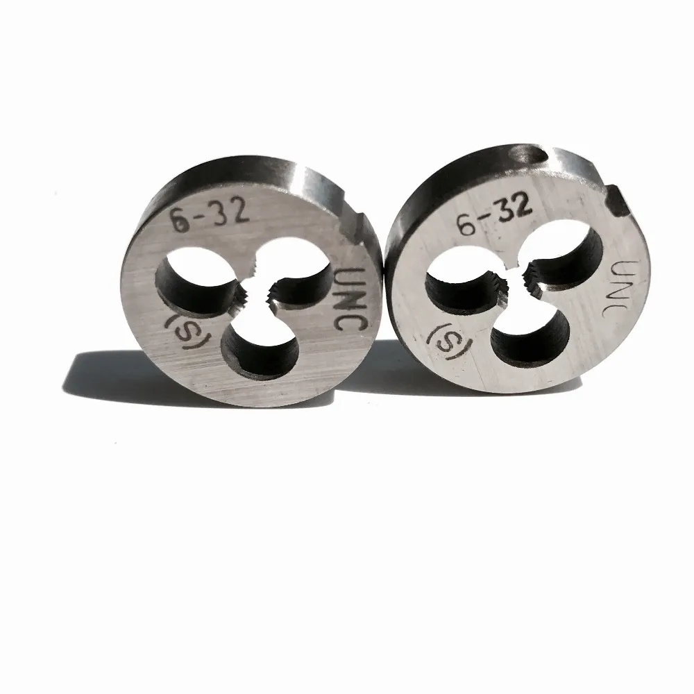 Free Shipping Of 2PCS Alloy Steel Made UNC 6-32/UNF 6-40 Manual Dies Threading Tools For Hand Metal Workpieces Threading Work
Free Shipping Of 2PCS Alloy Steel Made UNC 6-32/UNF 6-40 Manual Dies Threading Tools For Hand Metal Workpieces Threading Work