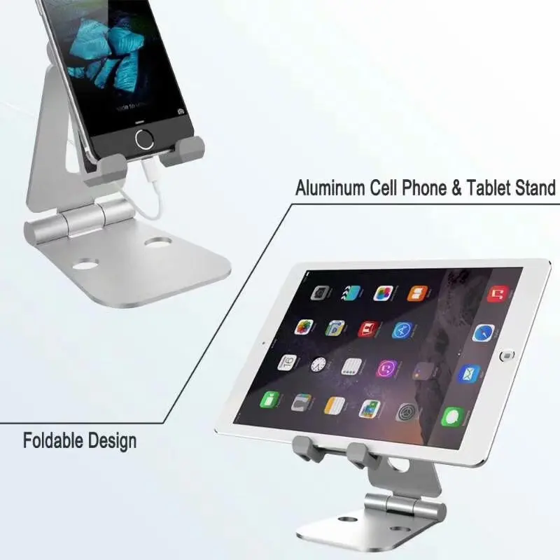 Aluminum Metal Mobile Phone Holder For iPhone Samsung xiaomi huawei iPad Desk Stand holder Support tablette for iphone X 8 7 6 5
Aluminum Metal Mobile Phone Holder For iPhone Samsung xiaomi huawei iPad Desk Stand holder Support tablette for iphone X 8 7 6 5