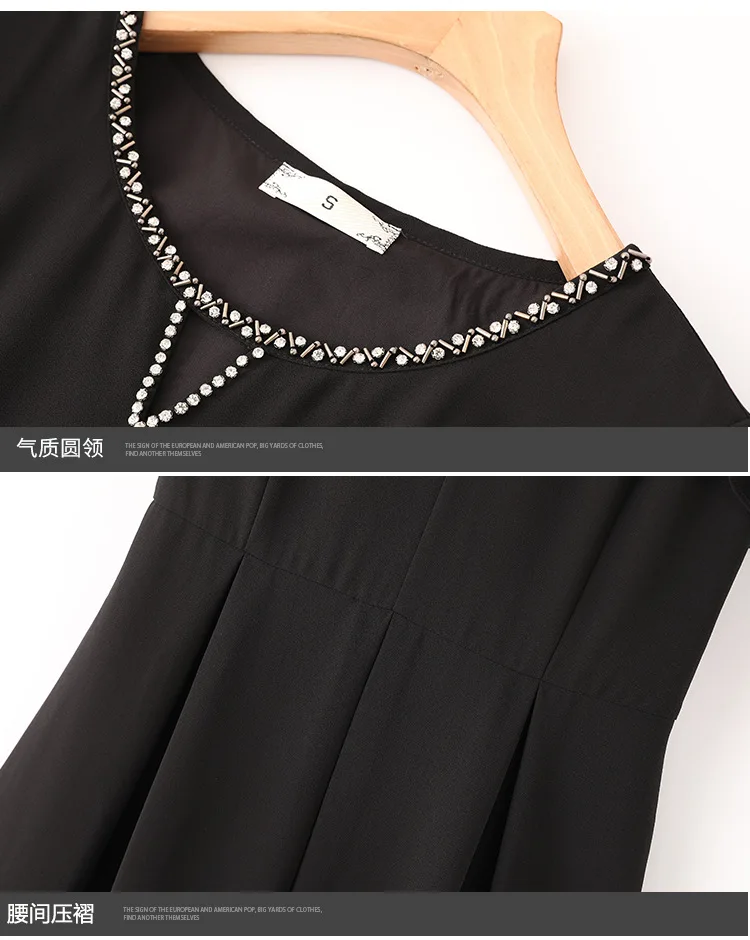 Summer beaded chiffon dress plus size Elegant Vestidos Round neck petal sleeves cultivating Casual holidays beach dress XXXXXL
Summer beaded chiffon dress plus size Elegant Vestidos Round neck petal sleeves cultivating Casual holidays beach dress XXXXXL