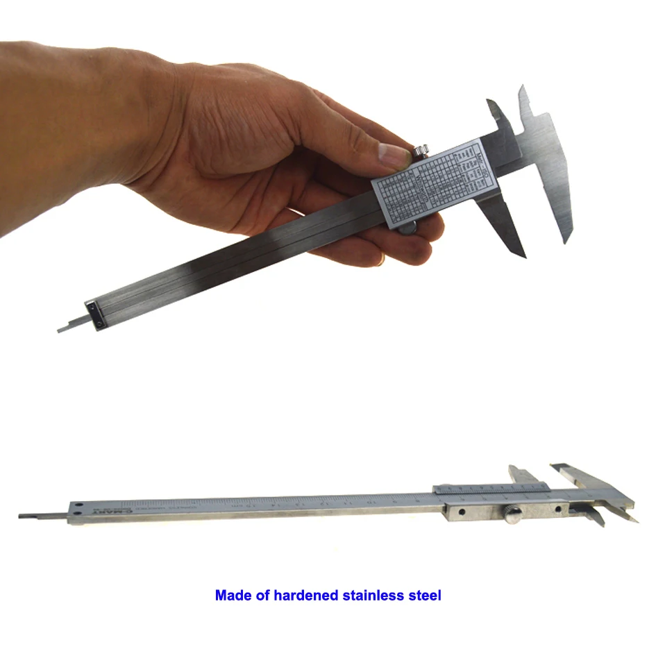 C-MART Tools Vernier Caliper with metric 0-150/0-200mm 0.001inch Stainless Steel Calipers Metric/Inch Micrometer Gauge Measuring
C-MART Tools Vernier Caliper with metric 0-150/0-200mm 0.001inch Stainless Steel Calipers Metric/Inch Micrometer Gauge Measuring
