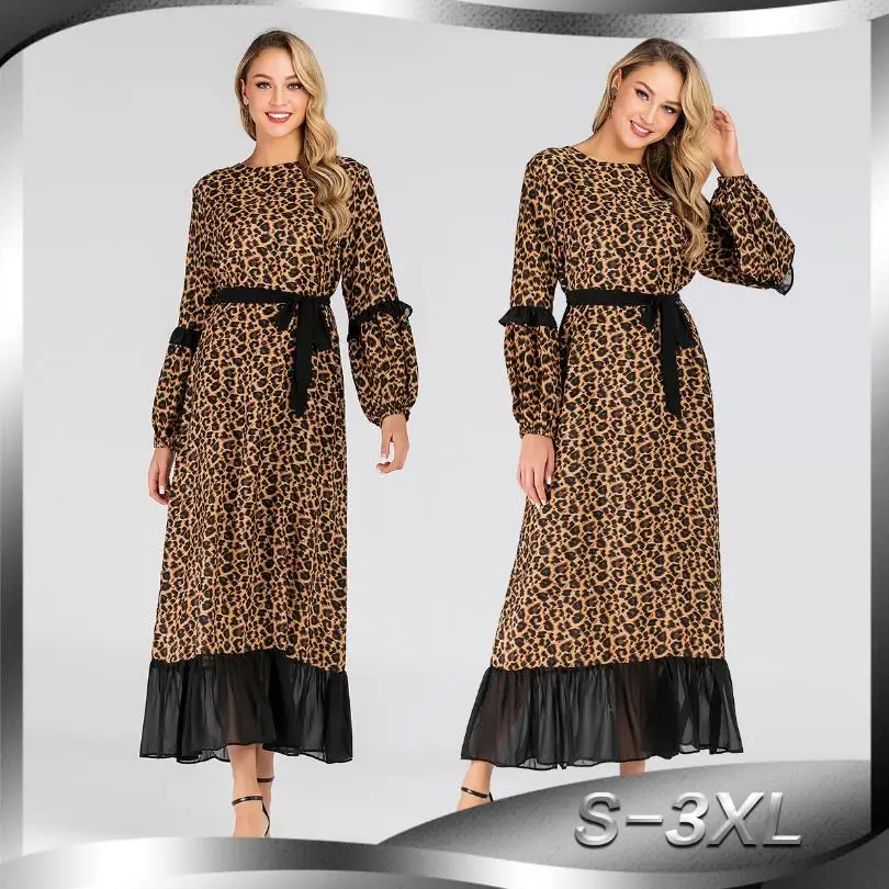 3XL plus size Fashion Leopard pattern Muslim Kimono Long Robe Gowns Tunic Jubah Middle East Ramadan Arab Islamic Cloth Wq1958
3XL plus size Fashion Leopard pattern Muslim Kimono Long Robe Gowns Tunic Jubah Middle East Ramadan Arab Islamic Cloth Wq1958