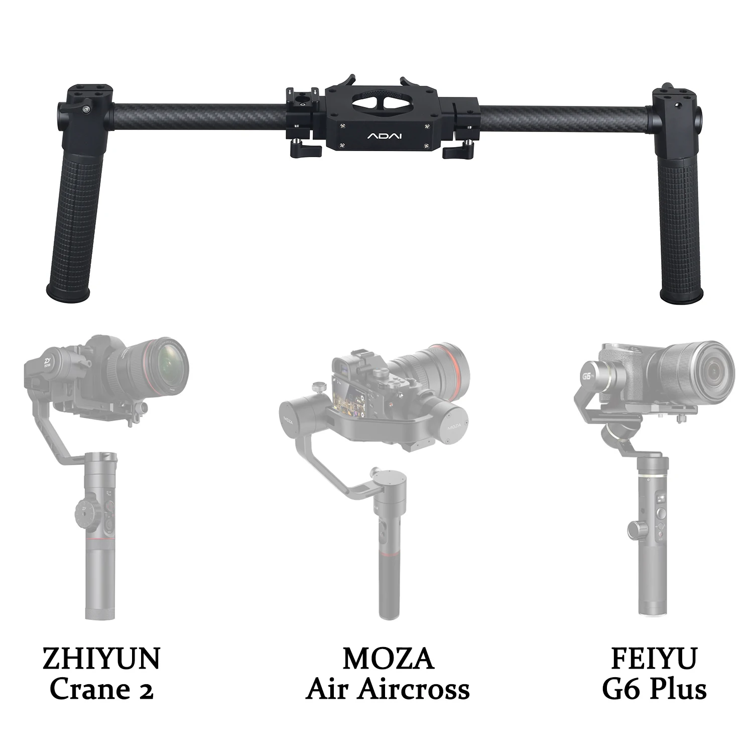 ADAI двойная ручка подходит для Feiyu AK2000 AK4000 G6 PLUS Zhiyun Crane Plus Crane 2 ручной руль для камеры стабилизатор
ADAI двойная ручка подходит для Feiyu AK2000 AK4000 G6 PLUS Zhiyun Crane Plus Crane 2 ручной руль для камеры стабилизатор