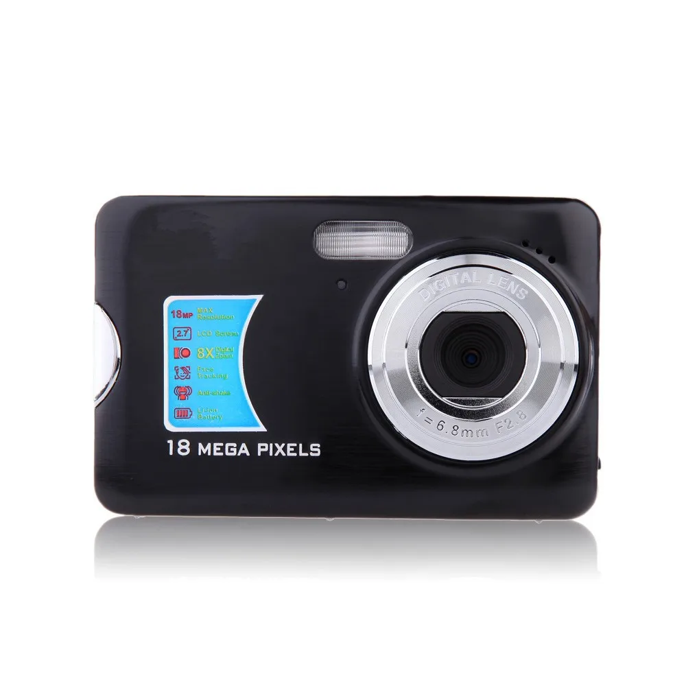 

Дешевая цифровая камера s 18MP 2,7 "ЖК-дисплей компактная камера цифровая Подарочная камера s 8x цифровой зум 10s Автоспуск