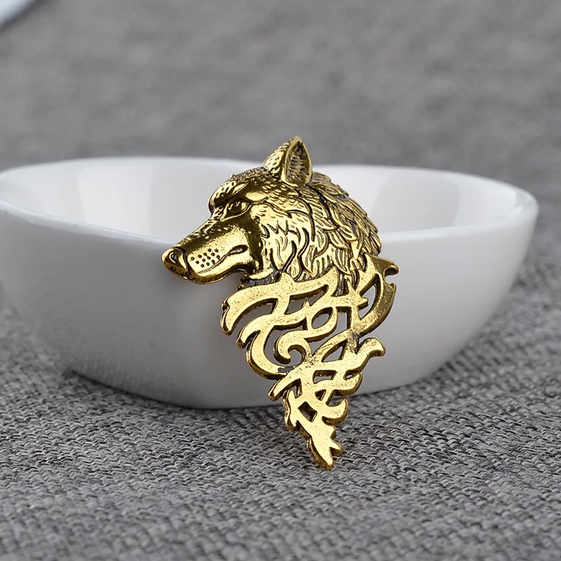 2017 Unisex JewelryRetro Vintage Style Personality Wolf Totem Head Brooch Badges Collar Jewelry For Men Wholesale 12 Pcs
2017 Unisex JewelryRetro Vintage Style Personality Wolf Totem Head Brooch Badges Collar Jewelry For Men Wholesale 12 Pcs