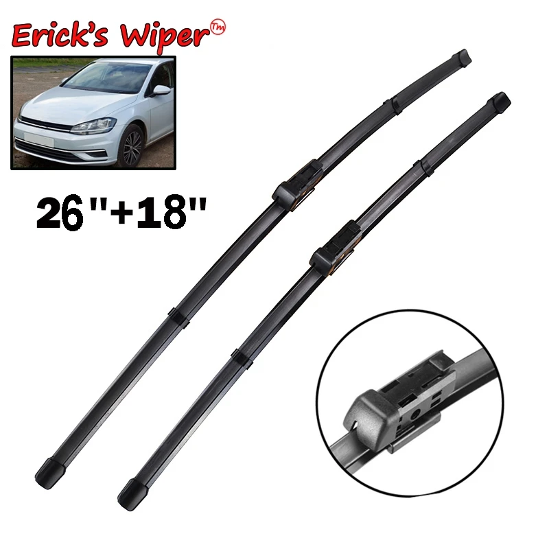 Щетки стеклоочистителя Erick's LHD для VW Golf MK 7 2012-2018, лобовое стекло, переднее стекло, 26 + 18 дюймов
Щетки стеклоочистителя Erick's LHD для VW Golf MK 7 2012-2018, лобовое стекло, переднее стекло, 26 + 18 дюймов