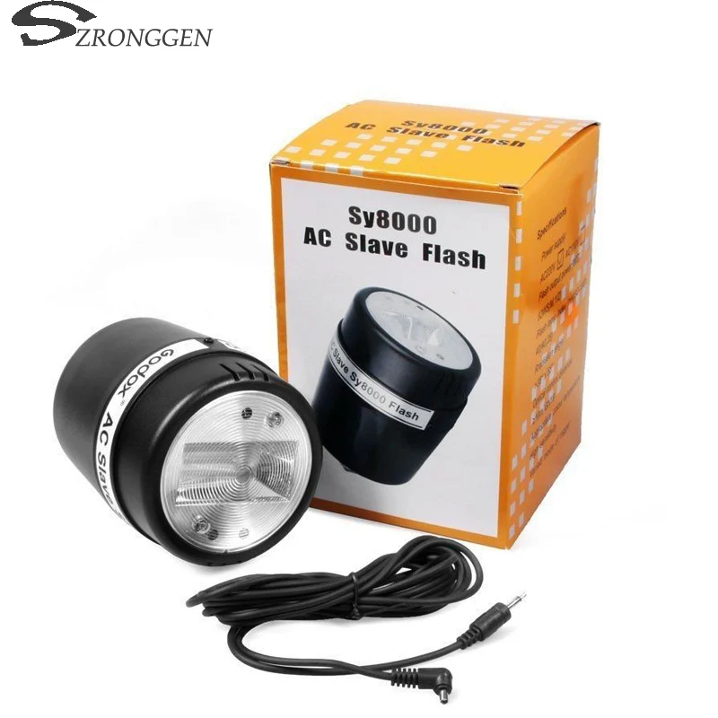 Godox SY8000 студийный стробоскоп светильник E27 винт переменный ток Slave Flash лампа 220 в 110